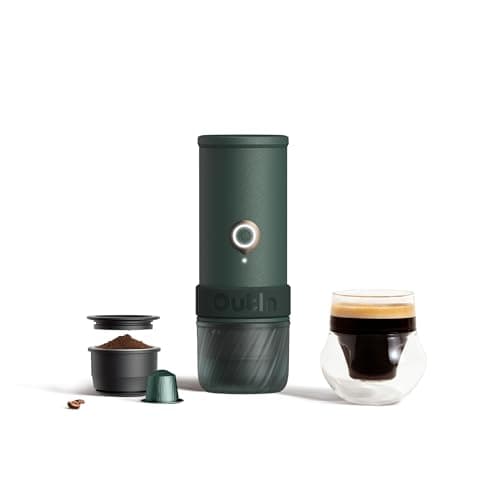 OutIn Mino Portable Electric Espresso Machine for Travel with Self-Heating