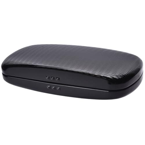 Philley Sunglasses Aluminum Ultra-Light Eyeglasses Case Glasses Case(Black)