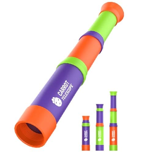 Childrens Adjustable Telescope – Portable Lightweight Exploration Toy, Retractable Viewing Scope, Safe Outdoor Instrument | Hiking, Camping, Nature Study, Backyard and Travel Activities