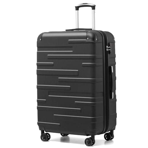 COOLIFE Large Suitcase 28 inch, 93L Expandable, mit TSA Lock, ABS Hardshell