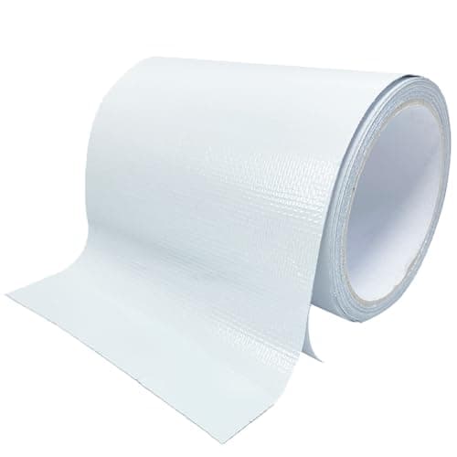 KAIHENG Waterproof Repair Tape for Awning,20FT Outdoor Canvas Tarp Repair Tape, Tent, Boat Covers, Canopy, Sail Tape, Tear Repair Patch Kit, Heavy Duty UVproof (5IN,White)