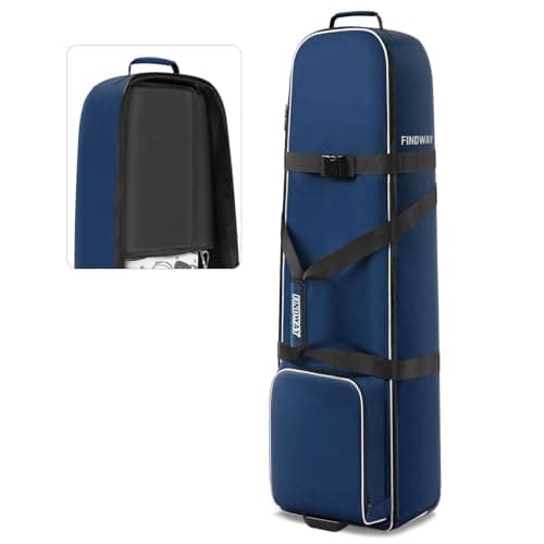 Findway Golf Travel Bag, Padded Golf Travel Bags Flight with Wheels