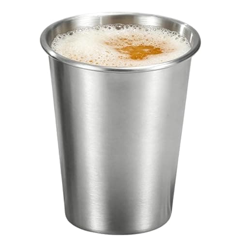 Stainless Steel Tumbler – 350 ml Stainless Steel Airtight Container | Reusable Travel Tumbler | Metal for Children Adults, Home Restaurant, Camping Trekking Picnic, Indoor Es
