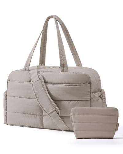bagsmart 31L Travel Gym Duffle & Wet Pocket, Weekend Overnight Carry on Bag
