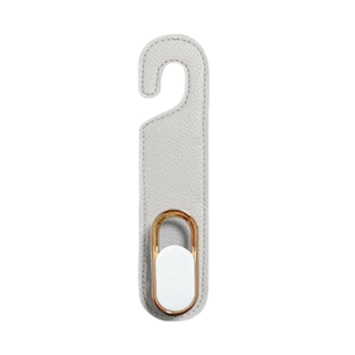 Universal Car Seat Hook Hanger, Faux Leather Storage Organizer For Bags