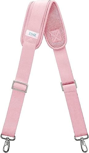 ZINZ 57" Adjustable Bag Straps Replacement with Thick Fixed Pad,Pink