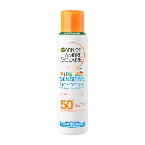 Garnier Ambre Solaire Sun Cream SPF 50+ Sensitive Advanced Kids Mist