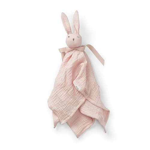 Elodie Details cozy Baby Comforter Cuddle Blanket Blinkie, essentials for Infant Babies and Toddlers, Newborn Gifts for Birthday Baby Shower in 100% Oeko-Tex Extra Soft Organic Cotton - Pink