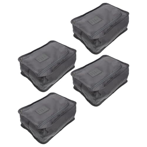 Portable Shoe Bag 4pcs Polyester Foldable Travel Organizer