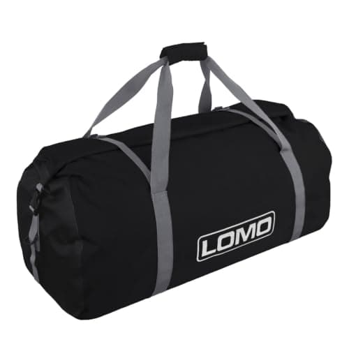 Lomo Dry Bag Roll Top Holdall 60L - Black