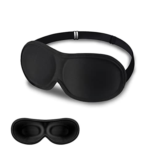 SLIJAR 3D Eye Mask Comfortable and Lightweight Sleep Mask for Side Sleepers Breathable Blackout Sleeping Mask with Adjustable Strap Travel Accessories Essentials, Pack Of 1