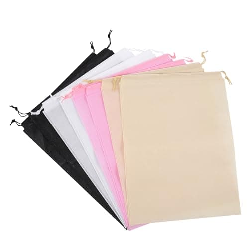 Non Woven Drawstring Shoe Bags 8 Pack for Travel Storage
