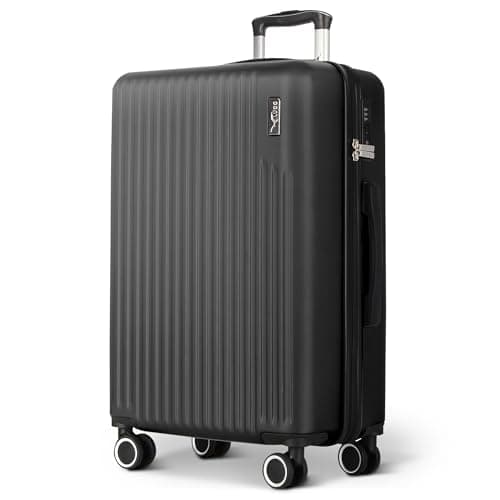 LUGG 28 Inch Vacay Suitcase, ABS Luggage with TSA Indent Lock, Aluminium Trolley Handle, 360° Spinner Wheels, Water-Resistant & Durable Material, Airline Compatible (75 x 30 x 49cm), 1 Year Warranty