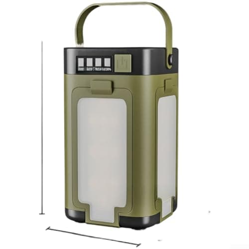 Solar Camping Lantern with USB Output, Foldable LED Outdoor Light