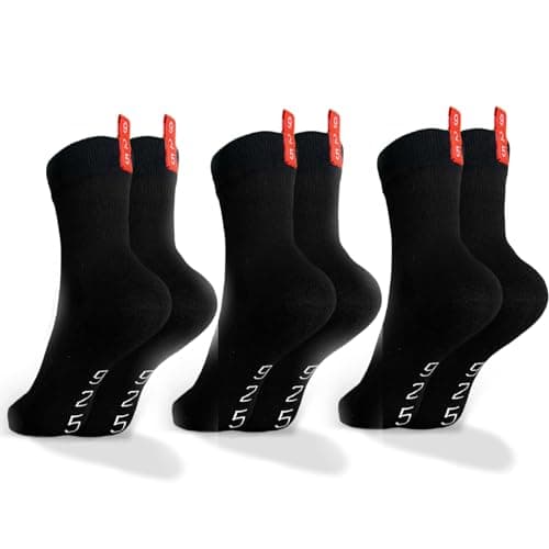 925Socks Silver-Ion Technology Performance Sports Running Socks Anti-Odour Breathable Cushioned Gym Blister Free Compression for Men & Women Sizes 3-7, 7-12 3/B/S