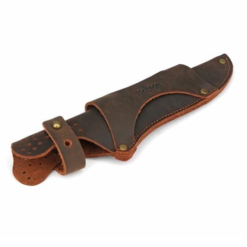Tourbn Leather Knife Holster for Belt, Fits Knife Blade up to 7.5 inches, Ideal for Camping, Hunting, Outdoor Activities
