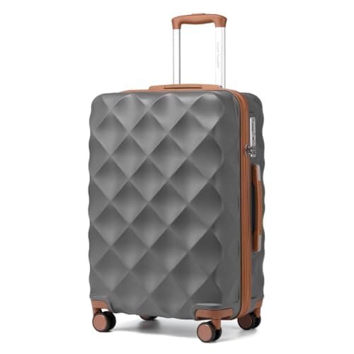 British Traveller 28 Inch Large Suitcase, Lightweight Hard Shell Luggage