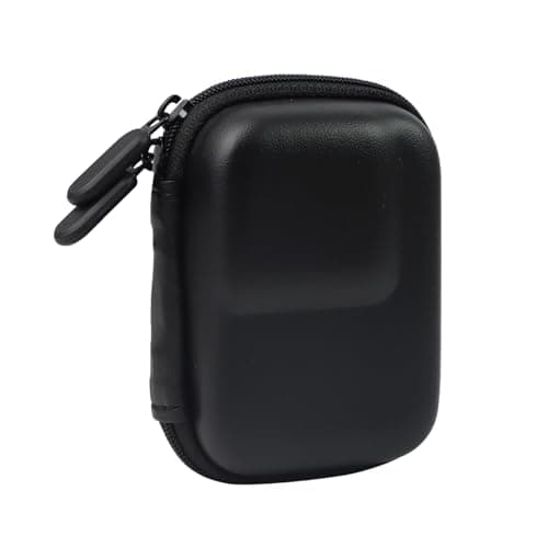 Pocket Organiser Mini Carrying Case with Rubber Lens Cap Cover black