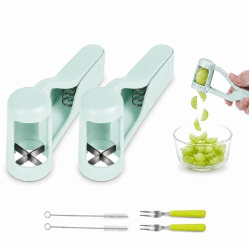 2Pcs Grape Cutter for Toddlers, Grape Slicer, Stainless Steel