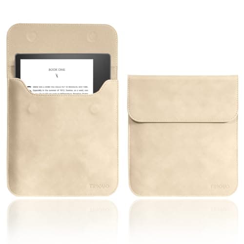 TiMOVO 7 Inch eReader Sleeve Carrying Case, Apricot