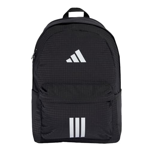adidas Unisex Essentials 3 Stripes Back To School 2 Backpack, black/white, One size