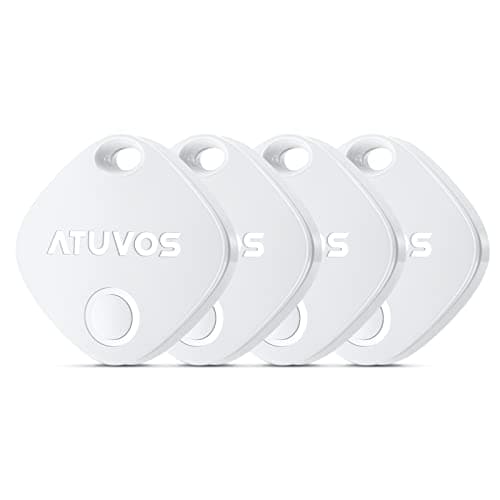 ATUVOS Air Tags - 4 Pack,Tracker Bluetooth Item Finder, (iOS Only)