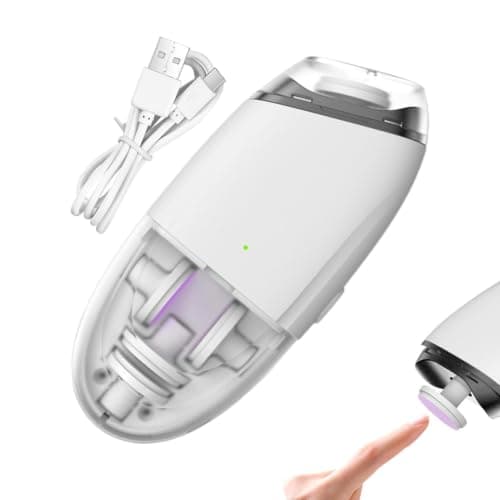 Electric Nail Trimmer USB Rechargeable 3 Speeds with Protective Cover