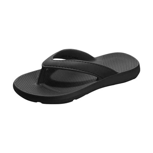 Travel Flip Flops Womens Men Thick Soles Stepping Feeling Light Soft Soles Slipper Ladies Cloud Sliders Lovers Summer Home Non-Slip Slides for Shower Bathroom Pool Beach Indoor Outdoor Size 3.5-7.5