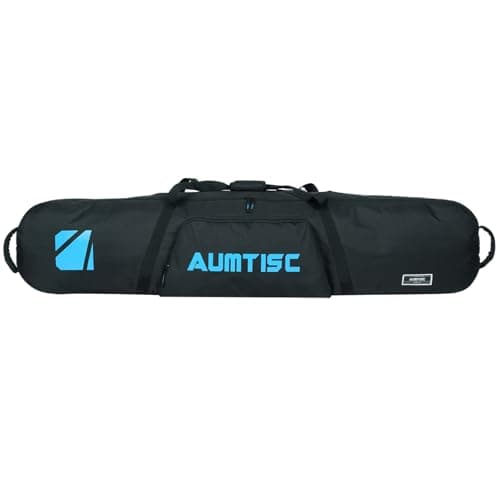 AUMTISC Snowboard & Ski Storage Bag - Padded, Travel, Padded Ski & Snowboard Gear Bag - Blue, 155 cm