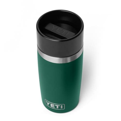 YETI Rambler 12 oz (355ml) Travel Bottle, Black Forest Green