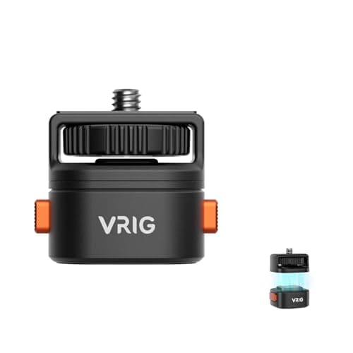 VRIG 1/4"-Thread Action Camera Quick-Release Plate with Safety Lock