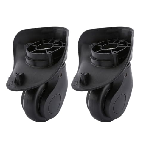2PCS 360¡ã Swivel Replacement Luggage Wheels, Universal PVC Suitcase Wheels for Travel Bags, Trolley Cases