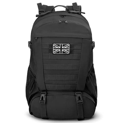Jueachy Military Tactical Backpack 35L Water Resistant Rucksack for Men