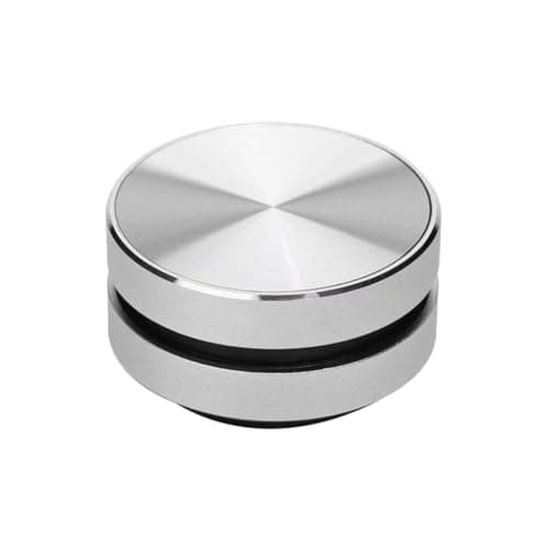 NISHZHU Portable Bluetooth Speaker Turns Anything Into A Speaker Wireless Bone Conduction Induction Vibration Easy to Use (Silver)