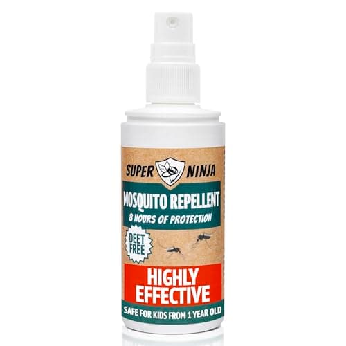 Super Ninja Mosquito, Tick & Insect Repellent Spray 100ml, Safe for Kids