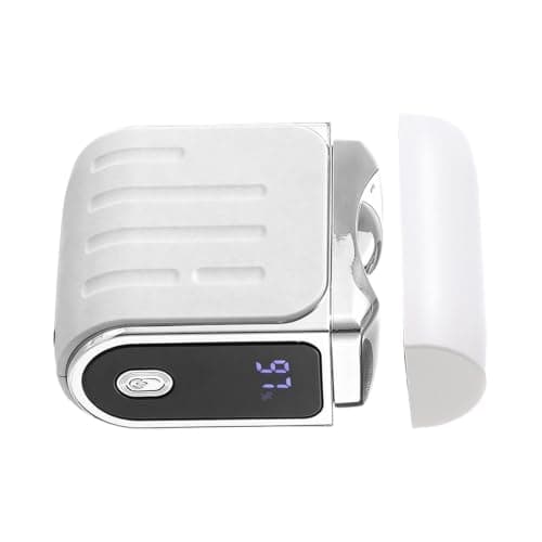 Electric Nail Clipper 3-Speed Rechargeable with Lights Scraps Storage