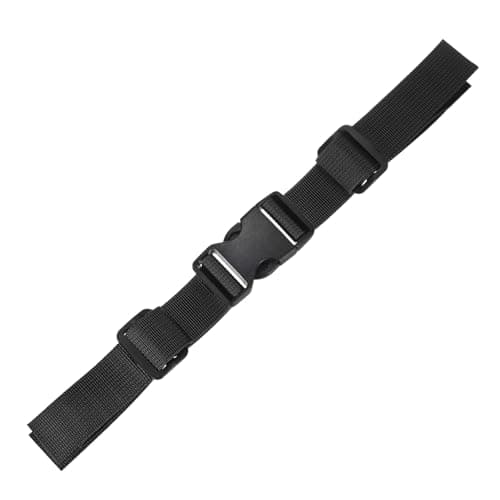 TIXIPEM 1PCS Adjustable Backpack Chest Strap 11 x 6in, Black