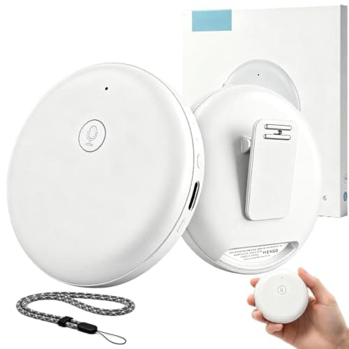 Wearable AI Translator Device, Language Translator Device (White)