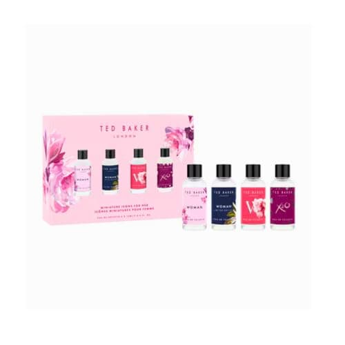 Ted Baker Mini Perfume Gift Set For Her, Travel Friendly, 4x 15ml