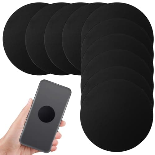 HOLIDYOYO Black 40mm Magnetic Metal Plates for Phone Car Mounts, 20 Pack
