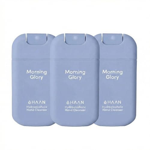 HAAN Moisturising Hand Spray with Aloe Vera (pack of 3) – 3 units per fragrance: Morning Glory – 30ml spray