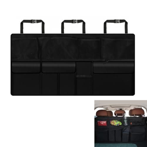 Car Boot Organiser, 100 x 50 cm Car Boot Bag, 600D Oxford Fabric Hanging