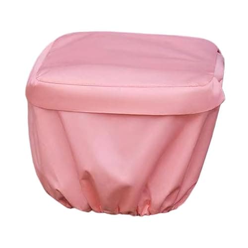 KiBcsLic Cover for Basket, Luggage Rack Cover, Universal Elastic, Accessories for Weekend Trips And Grocery Shopping, Pink