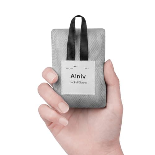 Ainiv Picnic Blanket, Mini Pocket Beach Mat 70 x 110 cm (1-2 People)
