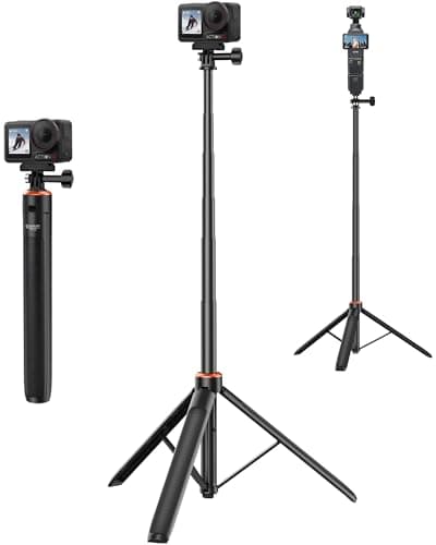 53" Osmo Action Selfie Stick Tripod Kit for DJI Action 5 Pro/4/3, All GoPro