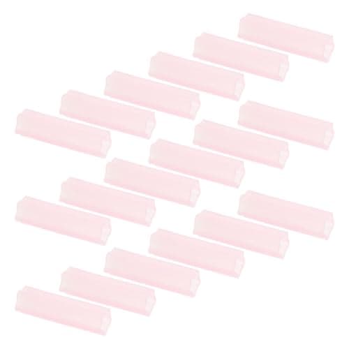 NIYANGLE 10 Pairs Silicone Nail Trimmer Sleeve Protector for Cuticle Scissors with Travel-Friendly Design and Multipurpose Use, Pink Covers for Family Gatherings and Travel