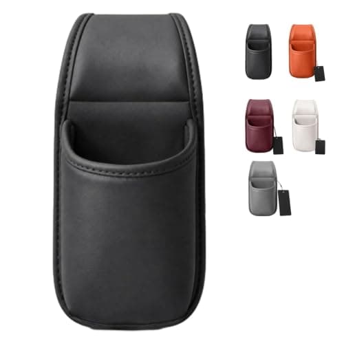 PU Leather Car Door Cups Holder Window Hanging Organizer (D)