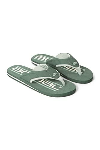 Animal Jekyl Mens Lightweight Flip-Flops Khaki 8