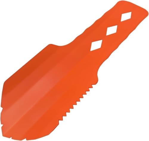 Kclkda Ultralight Metal Camping Backpacking Trowel with Serrated Design