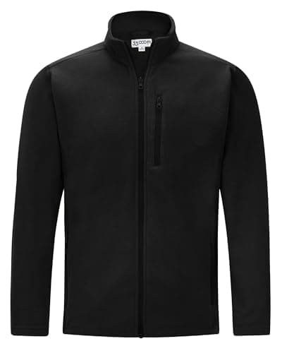 33,000ft Mens Fleece Jackets Lightweight Warm Full Zip Microfleece Midlayer